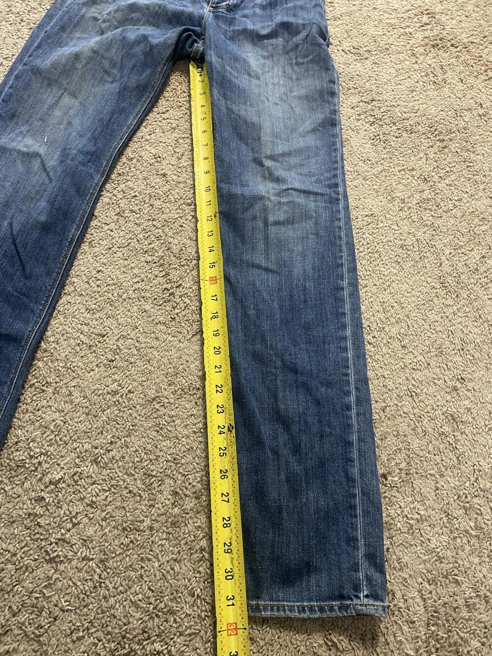 Eddie Bauer Jeans Womens 6 Blue Boyfriend Mid Rise Relaxed Button Fly Denim - Picture 3 of 9